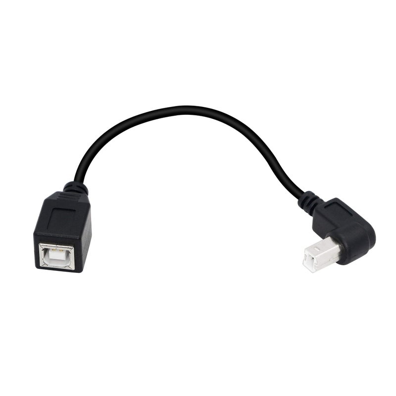 SinLoon USB 2.0 Type-B Printer Cable, (2-Pack) USB 2.0 B Female to Type-B Male (UP) Printer Short Extension Cable for Printer, Scanner, Mobile HDD and More (UP 2) - Image 2